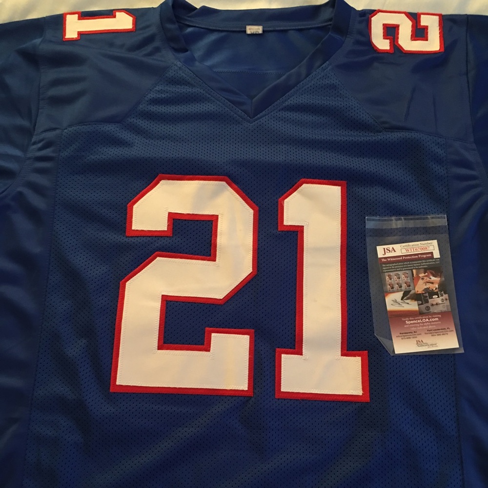 NFL BUFFALO BILLS #1 Draft Pick Willis McGahee Autographed #21 Jersey! JSA COA